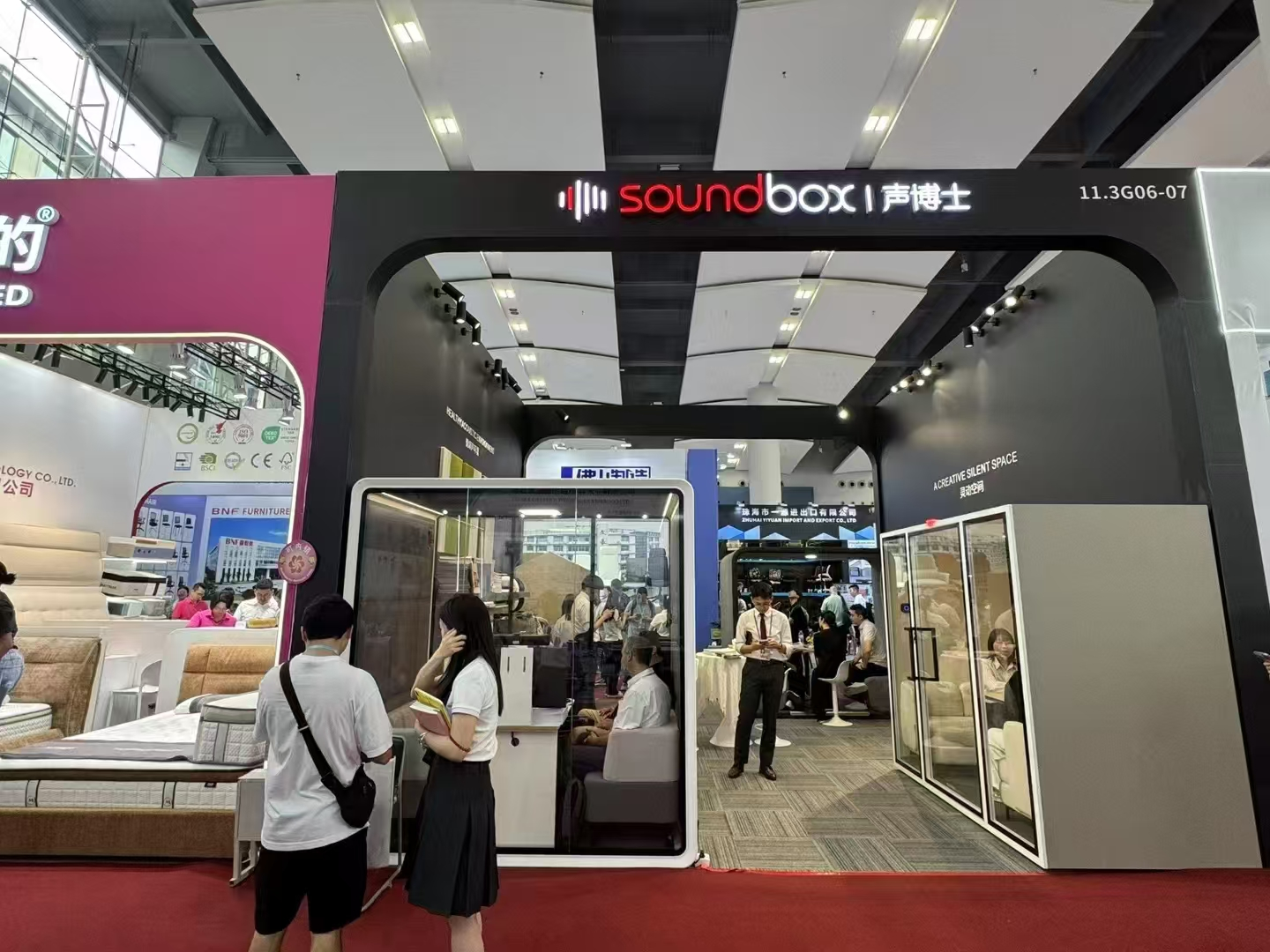 Soundbox VRT Pod at the 137th Canton Fair in Guangzhou in 2025
