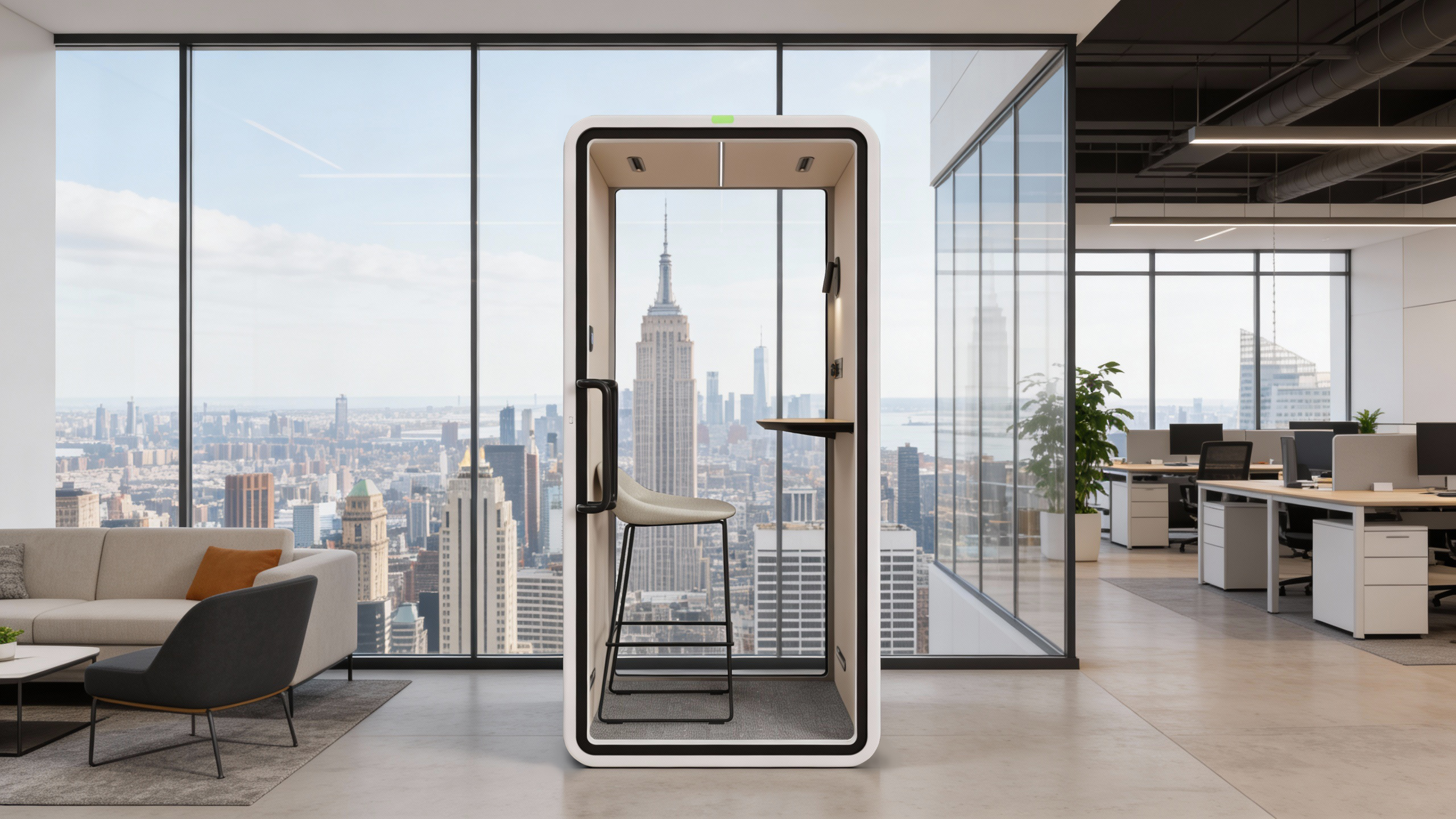 Soundbox Silent Pod Intelligent System: Empowering Future Office Spaces