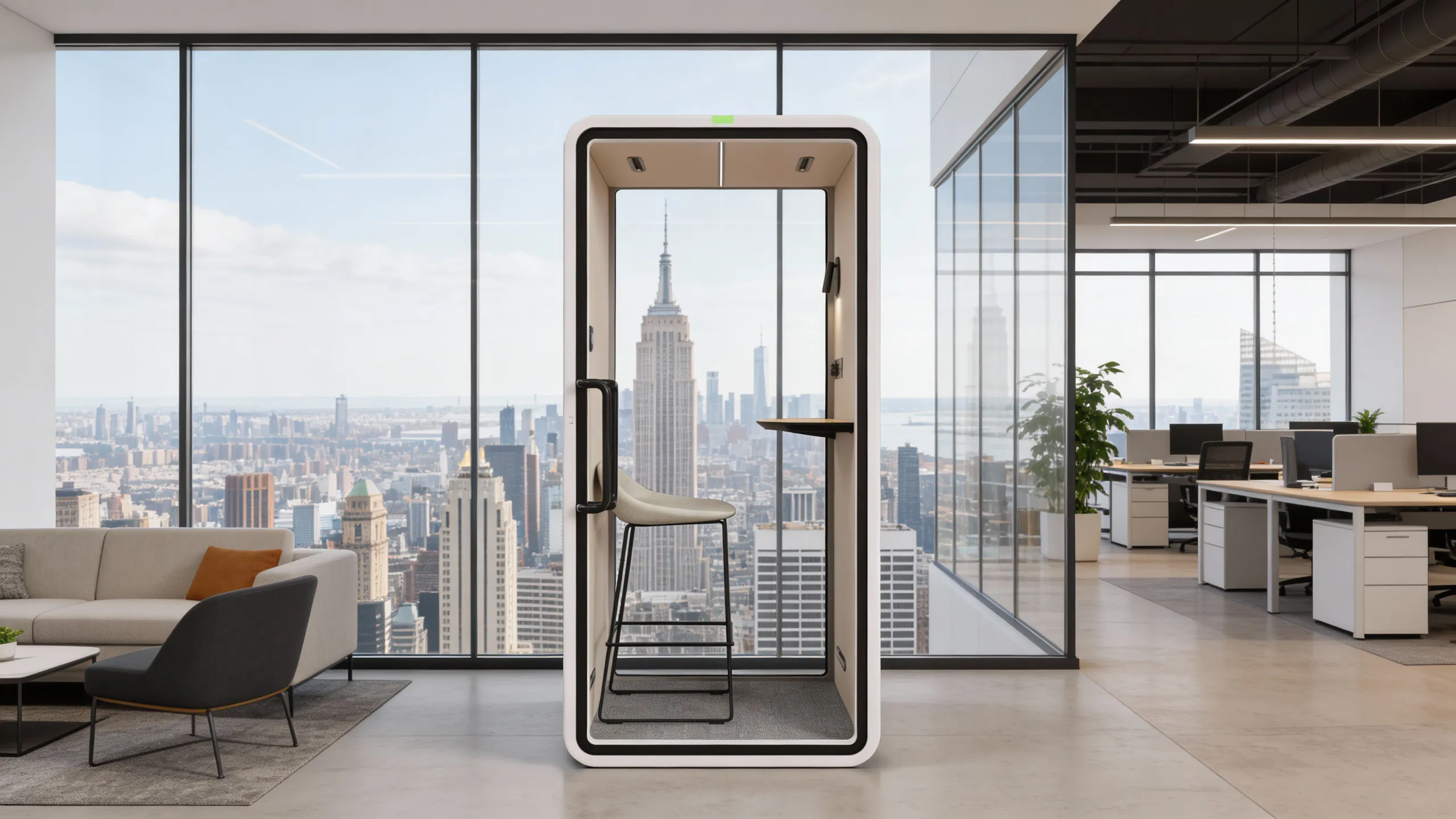 Soundbox Silent Pod Intelligent System: Empowering Future Office Spaces