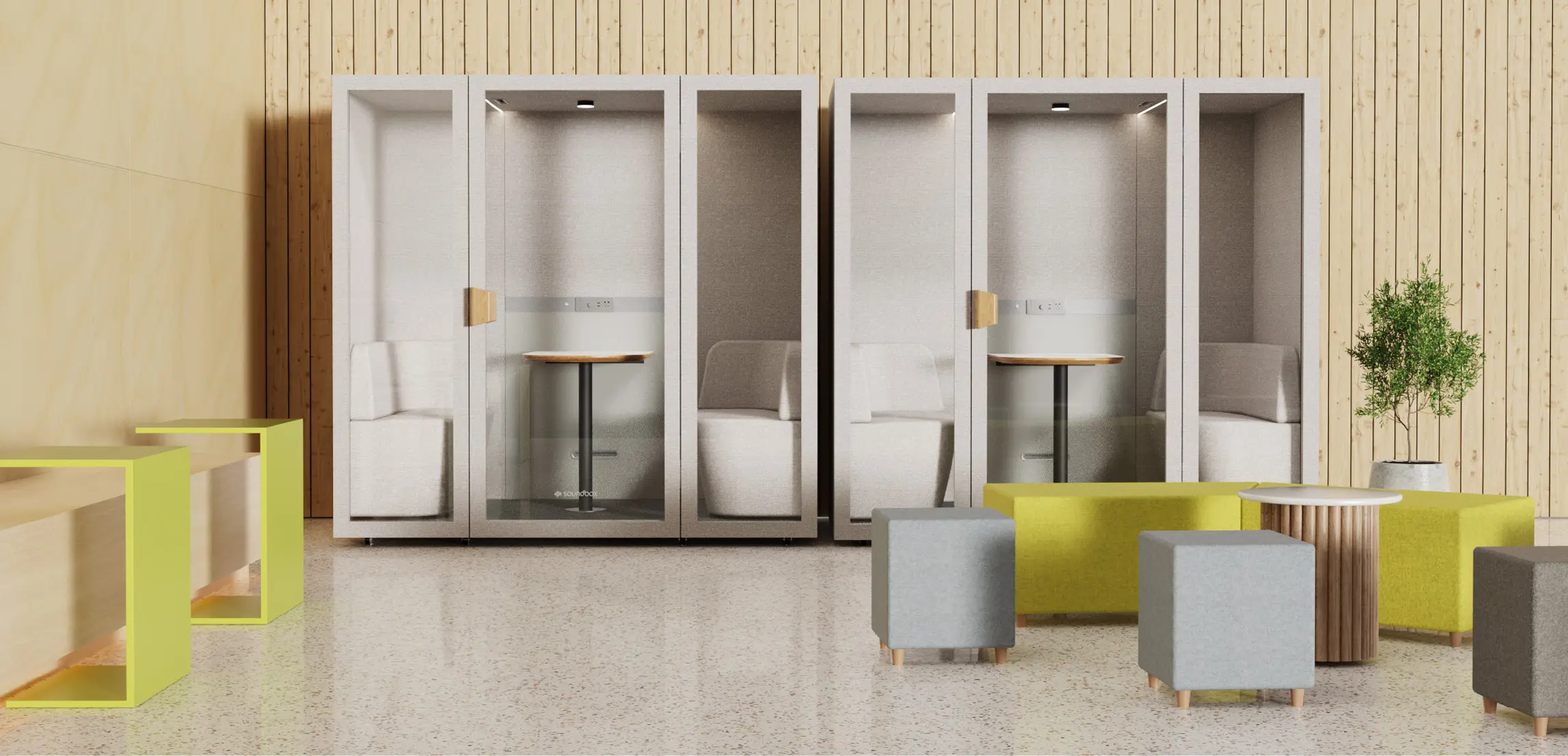 Benefits of 3-Person Meeting Pods